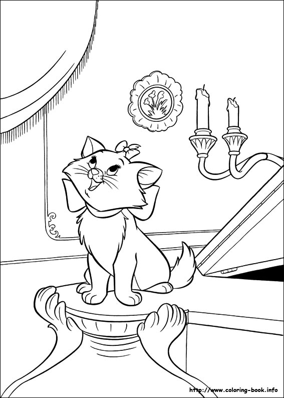 The Aristocats coloring picture